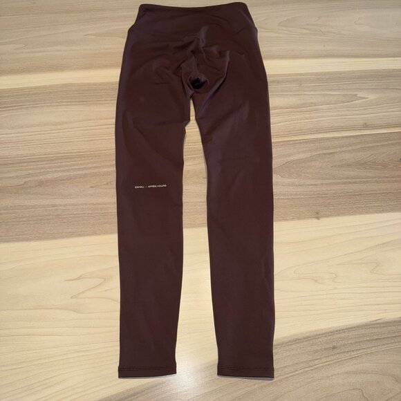 NWOT EXHALI x Apres Hours Staple Brown Athletic Leggings Women's X-Small XS - Picture 8 of 8